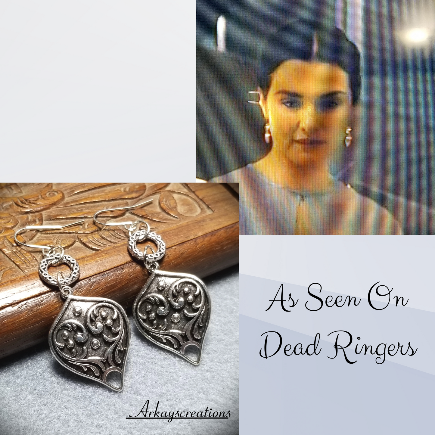 Victorian Earrings Antique Style, Art Deco Filigree Jewelry