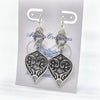 Victorian Earrings Antique Style, Art Deco Filigree Jewelry - Arkayscreations