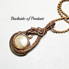 Agate Copper Wire Wrapped Pendant, Agate Necklace - Arkayscreations