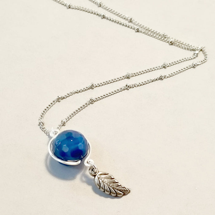 Agate Pendant, Spinner Jewelry, Fidget Spinner Necklace - Arkayscreations