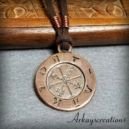 Ancient Astrology Pendant, Astrology Jewelry - Arkayscreations