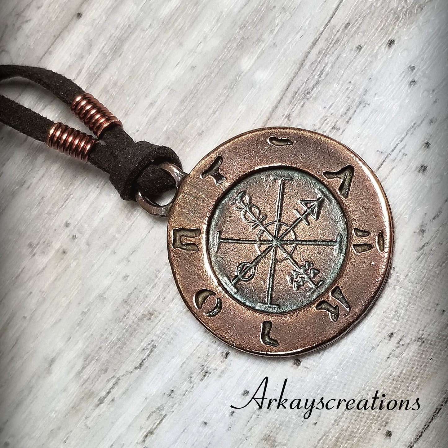 Ancient Astrology Pendant, Astrology Jewelry