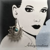 Artisan Bohemian Dangle Earrings ~ Tribal Style ~ Arkayscreations