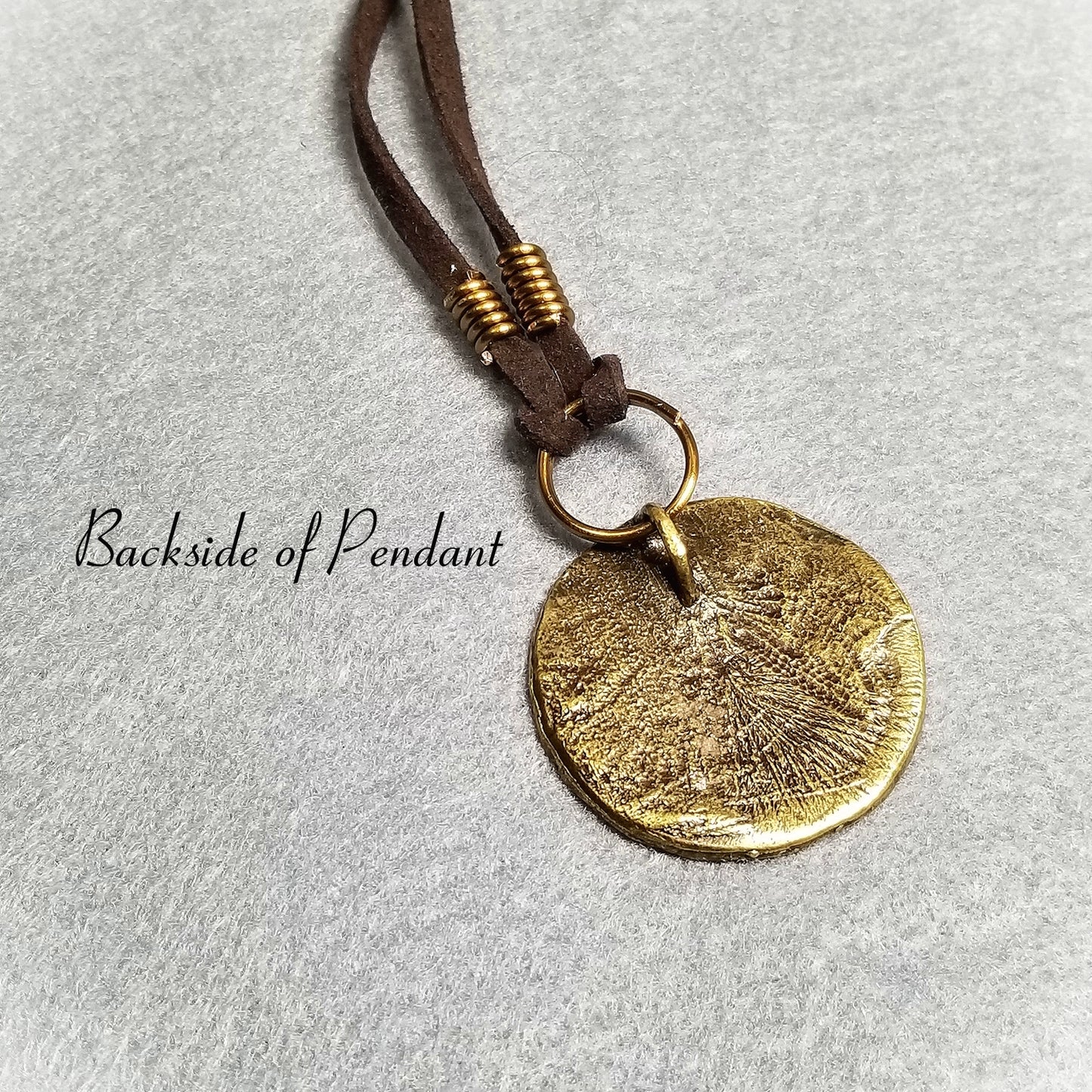 Bronze Spiral Necklace, Men's Jewelry, Women's Gift