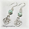 Reversible Celtic Knot Earrings, Agate Jewelry - Arkayscreations