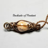 Dragon Vein Agate Necklace, Wire Wrapped Stone Jewelry - Arkayscreations