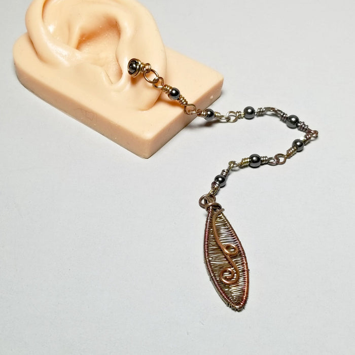 Extra Long Earrings, Shoulder Length Dangle Earrings with Post - Arkayscreations