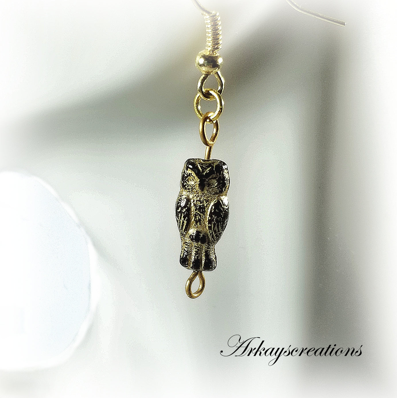 Owl Earrings, Owl Lover Gift, Animal Lover Jewelry