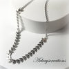 Silver Leaf Necklace ~ Arkayscreations