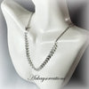 Silver Leaf Necklace ~ Arkayscreations