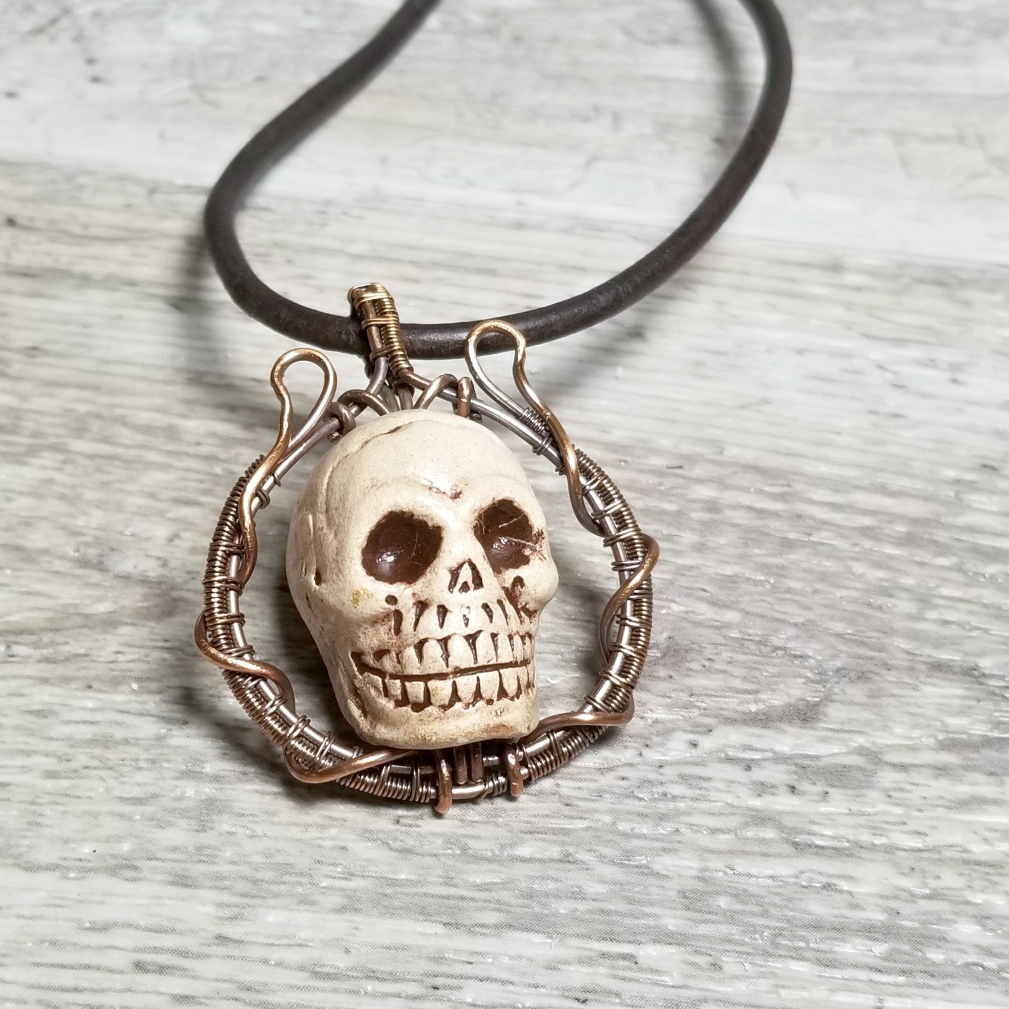 Stainless Steel Antique Silver Skull Head Pendant with Chain | Morin  Jewelers | Southbridge, MA