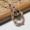 Smokey Quartz Wire Wrapped Jewelry Pendant - Arkayscreations