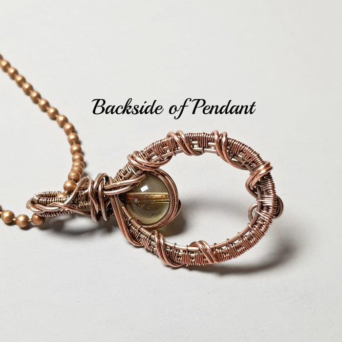 Smokey Quartz Wire Wrapped Jewelry Pendant - Arkayscreations
