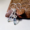 Smoky Dangle Earrings, Crystal Jewelry, Elegant Earrings - Arkayscreations